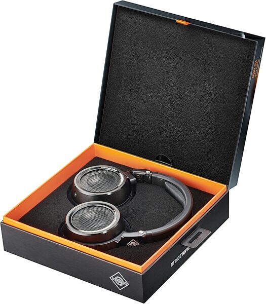 open zoom image for Neumann NDH 30 Open-Back Studio Headphones, Black, Action Position Back