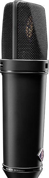 open zoom image for Neumann U 87 Ai Large-Diaphragm Condenser Microphone with Shock Mount, Case and Cable, Stereo Set, Black, Action Position Back