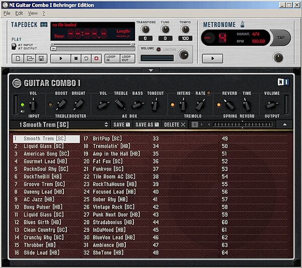 open zoom image for Behringer iAXE393 USB Electric Guitar (Macintosh and Windows), Guitar Combo 1