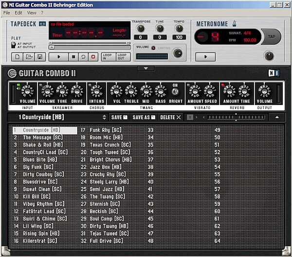 open zoom image for Behringer iAXE393 USB Electric Guitar (Macintosh and Windows), Guitar Combo 2