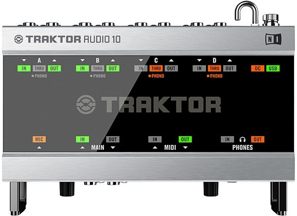 open zoom image for Native Instruments Traktor Audio 10 DJ Audio Interface, Top