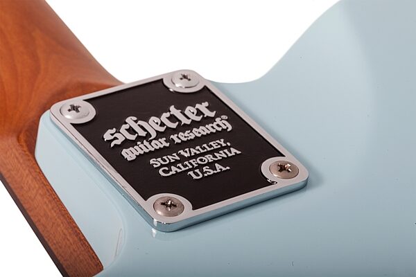 open zoom image for Schecter Diamond Series Nick Johnston PT Electric Guitar, Atomic Frost, Action Position Back