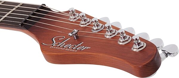 open zoom image for Schecter Diamond Series Nick Johnston PT Electric Guitar, Atomic Frost, Action Position Back