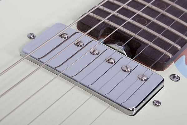 open zoom image for Schecter Diamond Series Nick Johnston PT Electric Guitar, Atomic Frost, Action Position Back