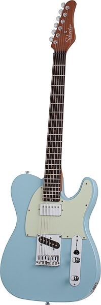 open zoom image for Schecter Diamond Series Nick Johnston PT Electric Guitar, Atomic Frost, Action Position Back
