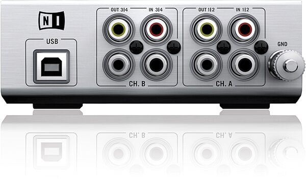 open zoom image for Native Instruments Audio 4 DJ Audio Interface, Back