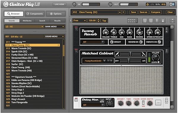 open zoom image for Native Instruments Guitar Rig Mobile Audio Interface, Screenshot