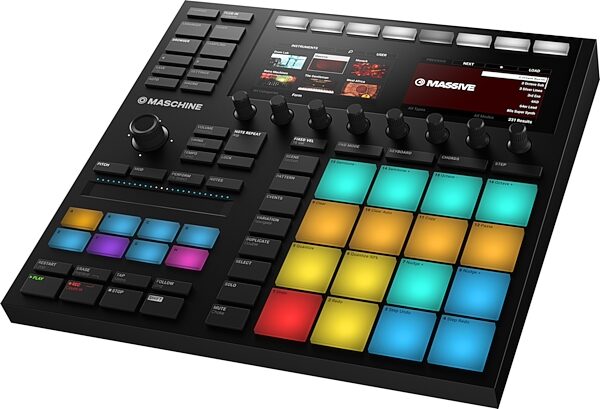 open zoom image for Native Instruments Maschine MK3 Groove Production Studio, Black, Action Position Back