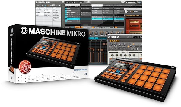 open zoom image for Native Instruments Maschine Mikro Groove Production Studio, Main