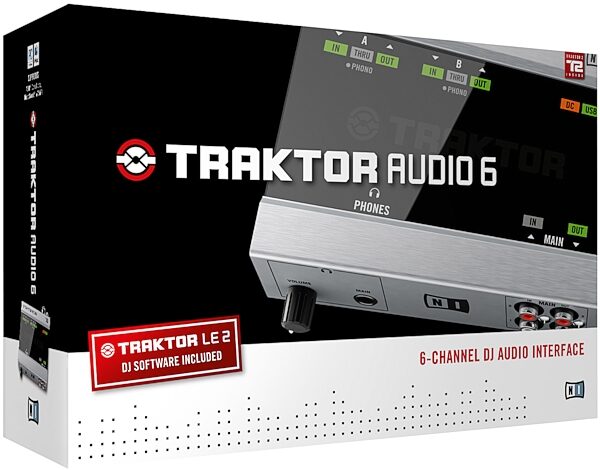 open zoom image for Native Instruments Traktor Audio 6 DJ Audio Interface, Packshot