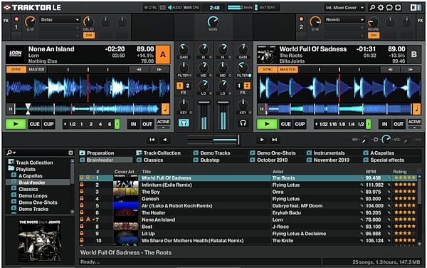 open zoom image for Native Instruments Traktor Audio 6 DJ Audio Interface, Traktor LE Screenshot