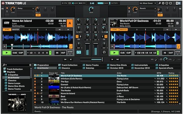 open zoom image for Native Instruments Traktor Audio 10 DJ Audio Interface, Traktor LE Screenshot