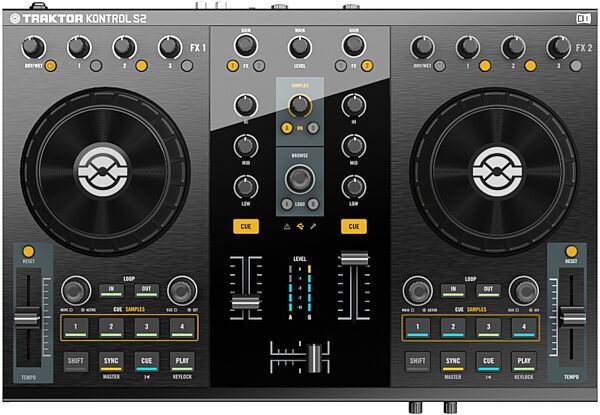 open zoom image for Native Instruments Traktor Kontrol S2 DJ Controller, Top