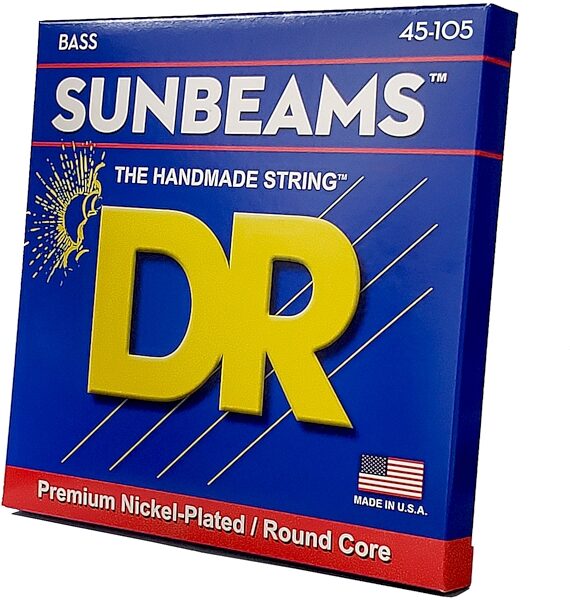 open zoom image for DR Strings Sunbeam Nickel-Plated Electric Bass Strings, Medium, 45-105, view