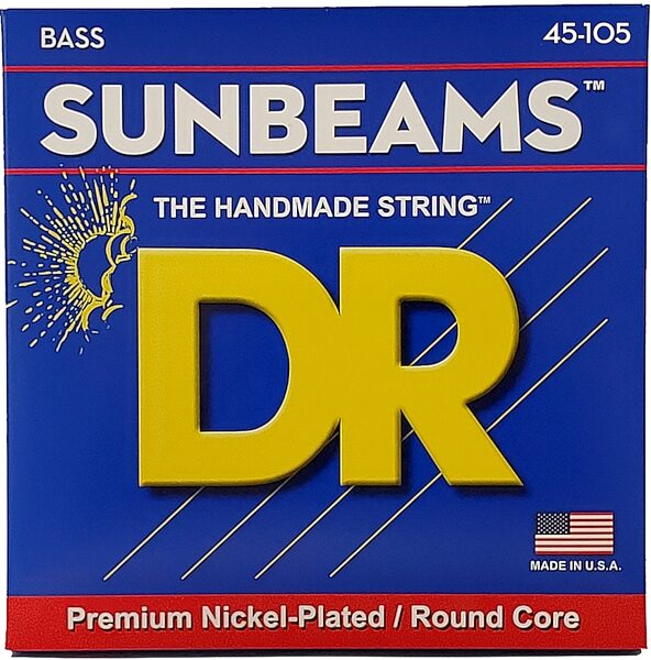 open zoom image for DR Strings Sunbeam Nickel-Plated Electric Bass Strings, Medium, 45-105, view