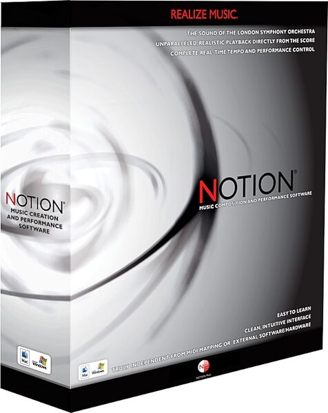 open zoom image for Notion Notation Software, Box Shot