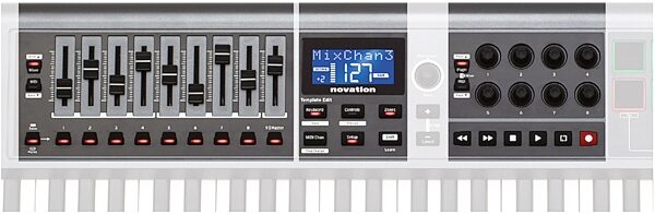 open zoom image for Novation Impulse 61 USB/MIDI Keyboard Controller (61-Key), Action Position Back