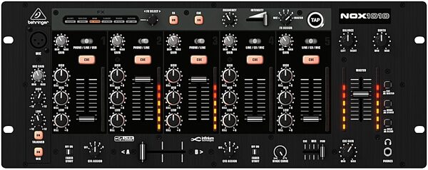 open zoom image for Behringer NOX1010 Rackmount DJ Mixer (5-Channel), Top