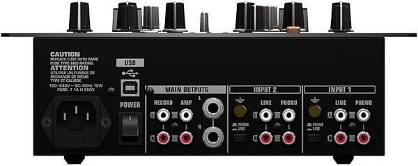 open zoom image for Behringer NOX202 DJ Mixer (2-Channel), Rear