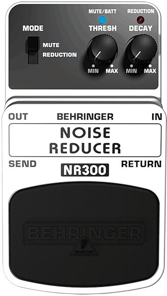 open zoom image for Behringer NR300 Noise Reduction Pedal, Top