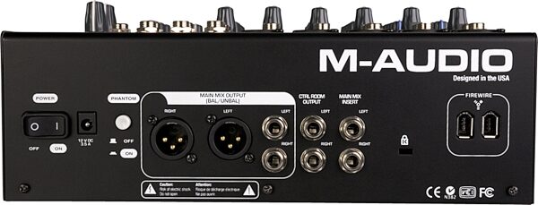 open zoom image for M-Audio NRV10 8x2 Mixer with Built-In Digital Interface, Rear