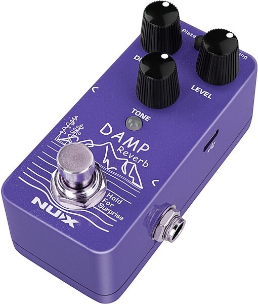 open zoom image for NUX NRV-3 Damp Reverb Pedal, Action Position Back