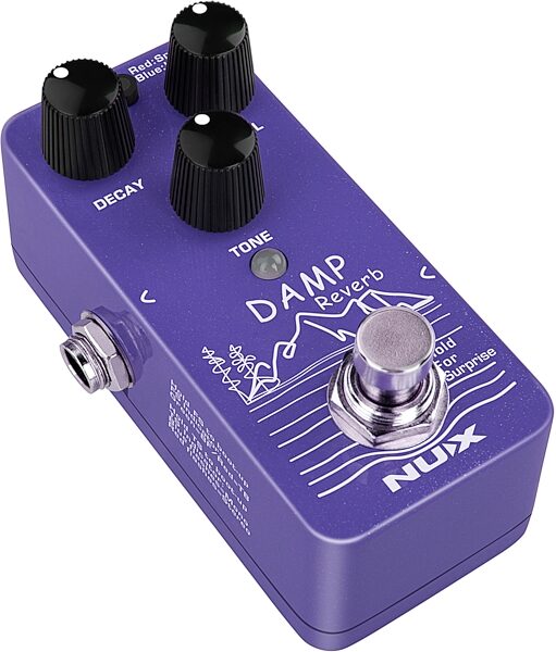 open zoom image for NUX NRV-3 Damp Reverb Pedal, Action Position Back