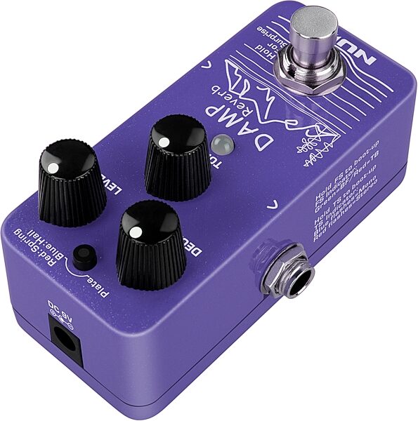 open zoom image for NUX NRV-3 Damp Reverb Pedal, Action Position Back