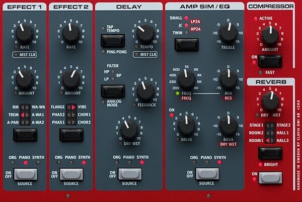 open zoom image for Nord Stage 3 Compact Semi-Weighted Synthesizer Keyboard, 73-Key, ve