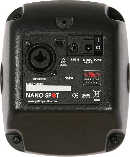 open zoom image for Galaxy Audio NSPA Nano Spot Personal Monitor, Back