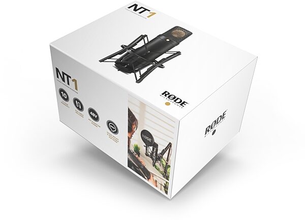 open zoom image for Rode NT1 Fixed-Cardioid Condenser Microphone, Package
