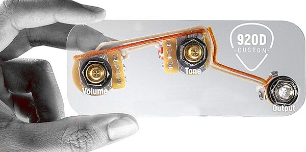 open zoom image for 920D Custom PB Wiring Harness Upgrade for Staggered Style Bass, Open Box (Like New), Action Position Back