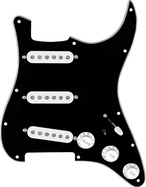 open zoom image for 920D Custom DG Stratocaster Loaded Pickguard, New, Action Position Back