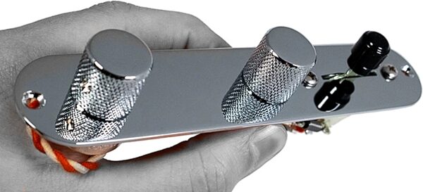 open zoom image for 920D Custom Reversed, Knobs-Forward 3-Way Control Plate Upgrade for Telecaster, New, Action Position Back