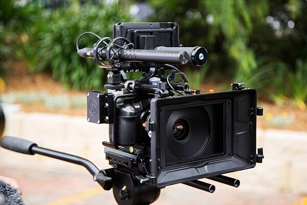 open zoom image for Rode NTG4 PLUS Shotgun Microphone, Open Box (Like New), In Use