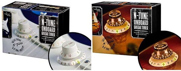 open zoom image for N-Tune Classic Series On-board Chromatic Electric Guitar Tuner, Main