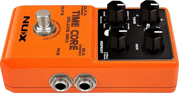 open zoom image for NUX Time Core Deluxe MKII Multi Delay Pedal, New, Action Position Back