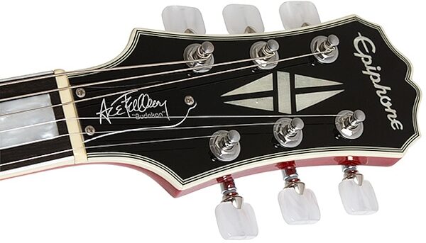 open zoom image for Epiphone Ace Frehley Budokan Les Paul Custom Electric Guitar with Case, Headstock