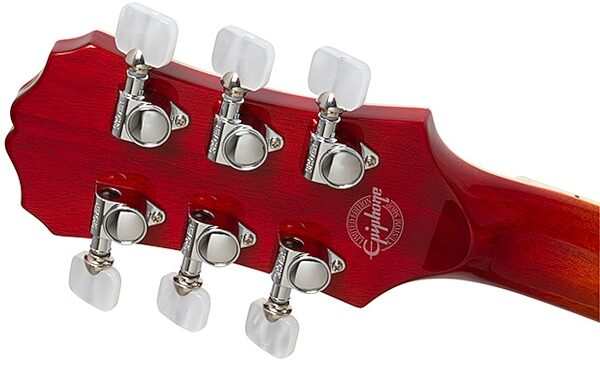 open zoom image for Epiphone Ace Frehley Budokan Les Paul Custom Electric Guitar with Case, Headstock Back