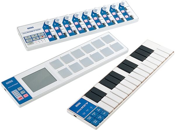 open zoom image for Korg nanoKEY 25-Key USB MIDI Controller, White - nano Family View 2