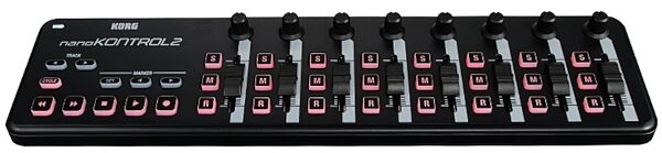 open zoom image for Korg nanoKONTROL2 USB Controller, Black, Black Front