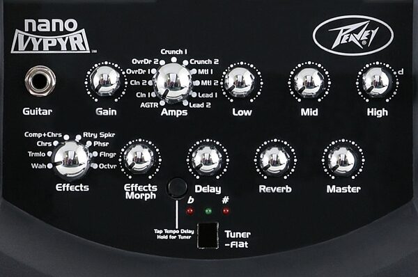 open zoom image for Peavey Nano Vypyr Guitar Combo Amplifier (7 Watts, 1x8"), Controls