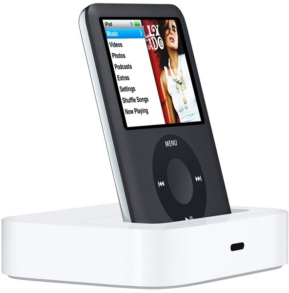 open zoom image for Apple iPod Nano Portable Media Player, On Optional USB Dock