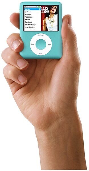 open zoom image for Apple iPod Nano Portable Media Player, In Hand