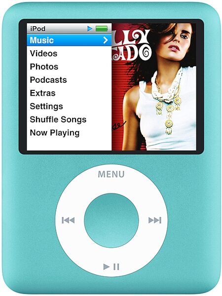 open zoom image for Apple iPod Nano Portable Media Player, Blue