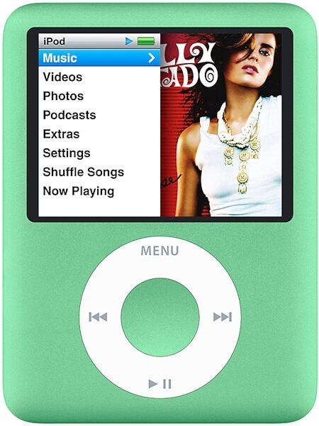 open zoom image for Apple iPod Nano Portable Media Player, Green