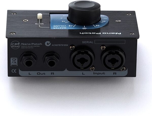 open zoom image for SM Pro Audio Nano Patch Passive Volume Control, Rear