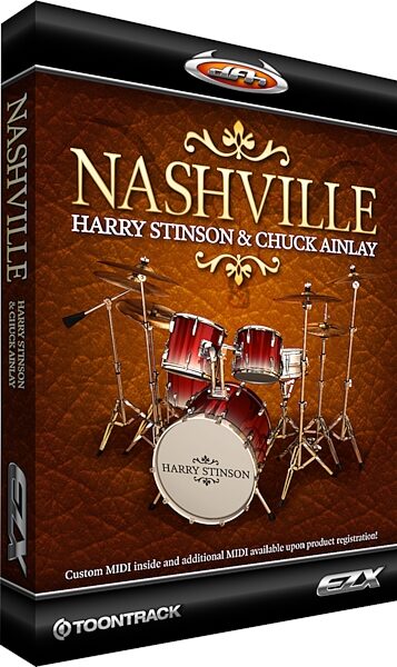 open zoom image for Toontrack Nashville EZX Expansion for EZ Drummer Software, Box