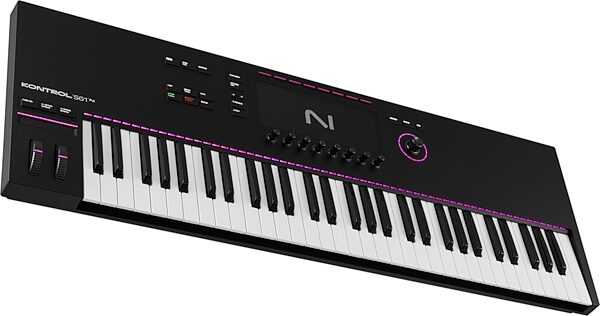 open zoom image for Native Instruments Kontrol S61 MK3 USB MIDI Keyboard Controller, 61-Key, New, Action Position Back