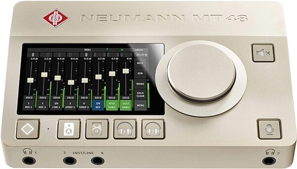 open zoom image for Neumann MT 48 U 4x8 USB-C and Dante Audio Interface, Open Box (Like New), Action Position Back